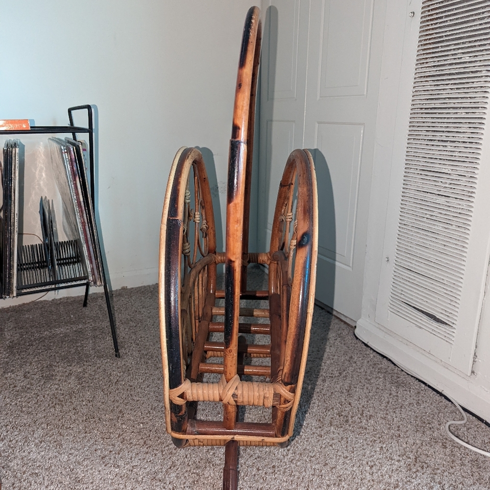 Bamboo Magazine Rack - Picture 2 of 4